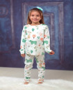 Pajama Set 2Y-7Y Organic Cotton O-neck Super Soft And Breathable Bear HY6004-8